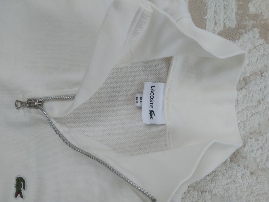 Поло Lacoste  белый