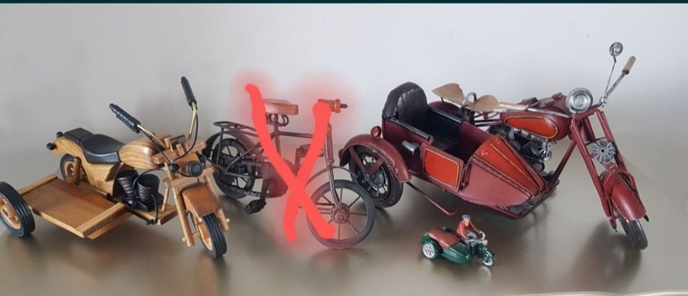 Motocicleta  veche  hand made