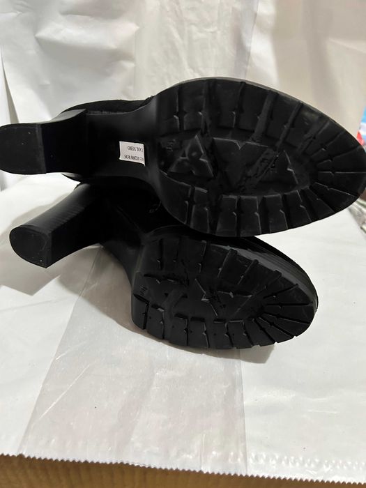 botine scurte cu toc Ellen Blake, negru, marimea 37