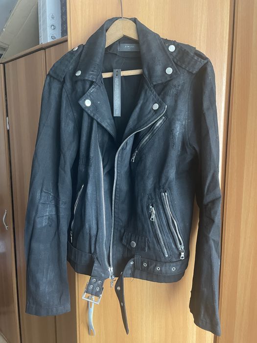 Vand geaca de blugi Amiri Punk Biker Rockstar marimea L
