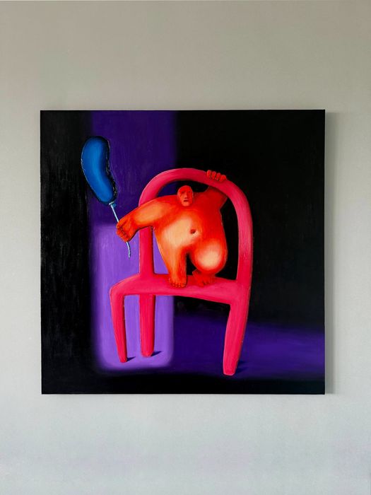 Картина для интерьера - Копия картины «Ребёнок с Шариком»