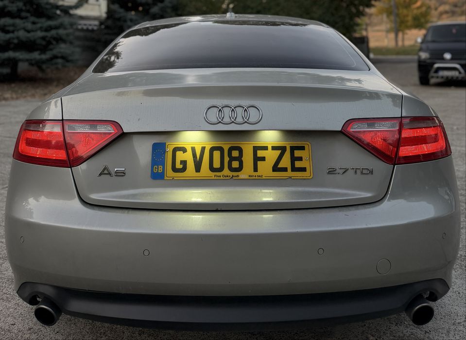AUDI A5 - Coupe - 2008 - 2.7 TDI V6 - 190 Cai Putere - Automat - Faruri Led / Faruri Xenon - Acte la zi ( Valabile ) - Carte Intreaga - ETC ETC ETC