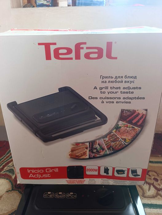Tefal Inicio Grill Adjust электр гриль