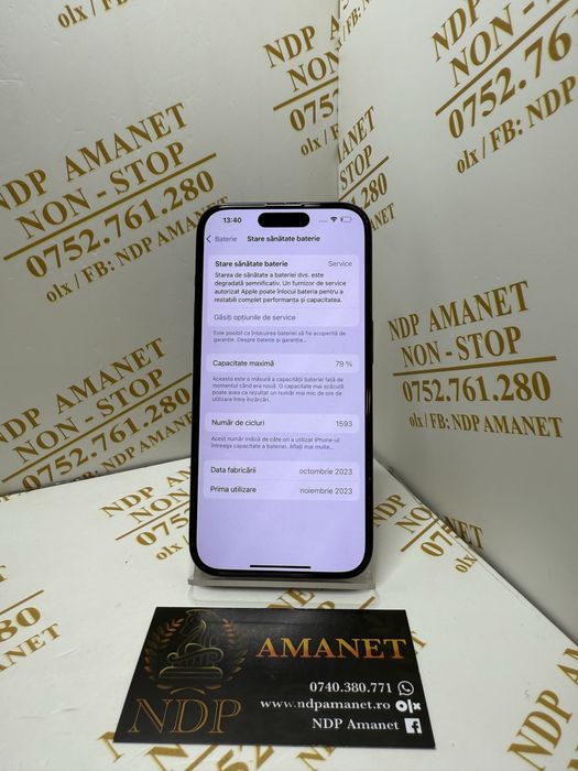 NDP Amanet Braila Iphone 15 Pro(53905)