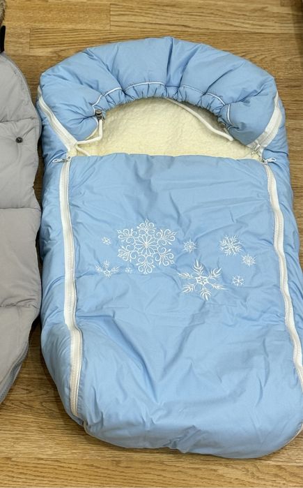 Зимний конверт для новорожденного