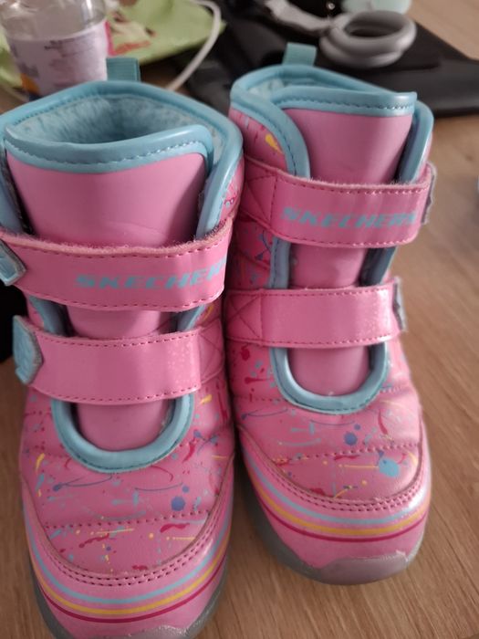 Ghete iarna Sketchers 26 cu luminite