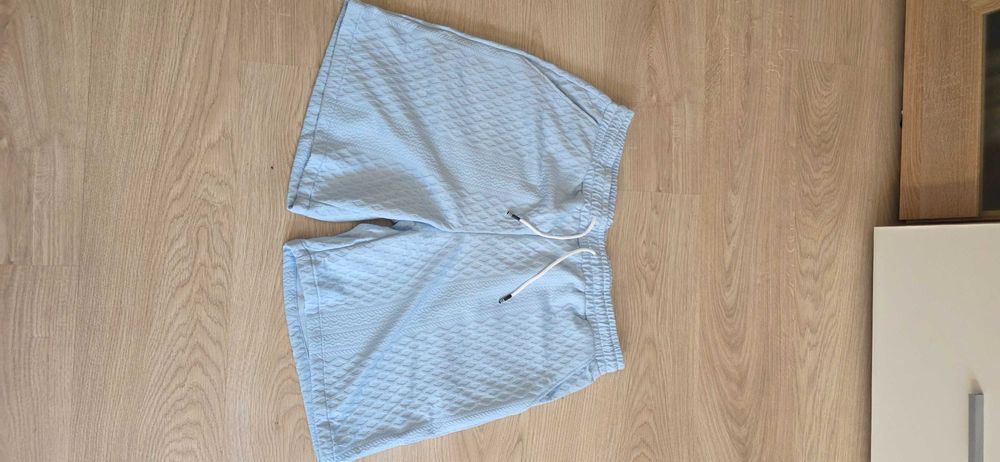 Комплект лятна риза + долнище в светлосин цвят