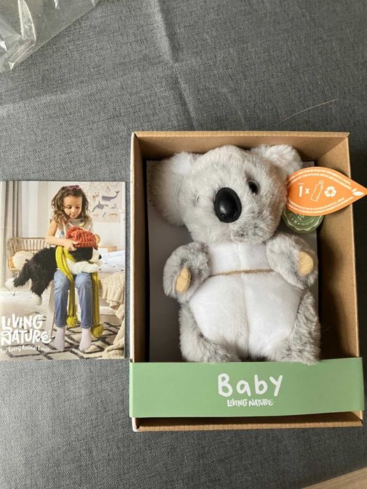 Living Nature Baby Koala Плюшена играчка пухкава коала за бебета, деца