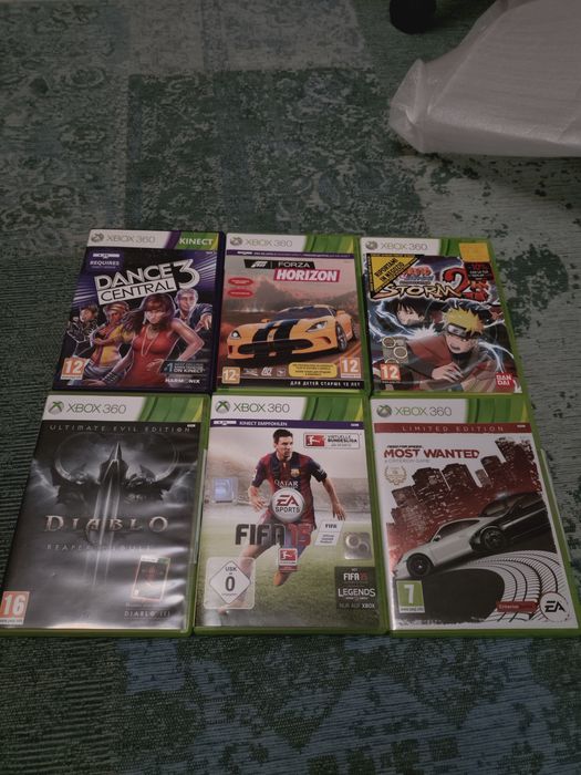 XBOX360 + 2 joystick+ kinetic nemodat
