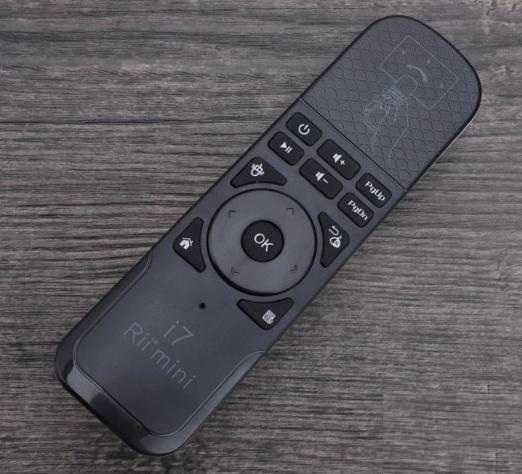 RiiI7 FlyAirMouse SmartTV ВъздушнаМишка Жироскоп TVBox PC MAC PS3 XBOX