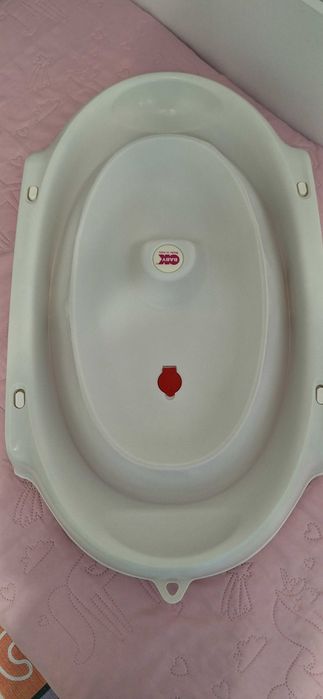 Сгъваема вана за къпане на бебе. Онда, Ok baby. Бяла. Използвана.