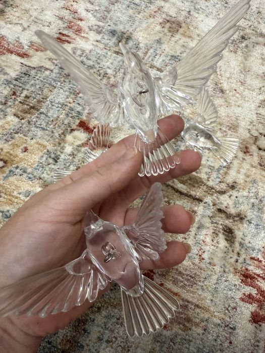Новогодние игрушки атички акриловые