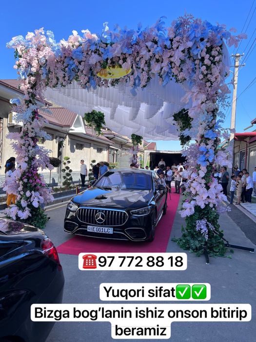 Оформление Afarmleniya Ofarmleniya to’y bezaklari xama xizmat bor to’y