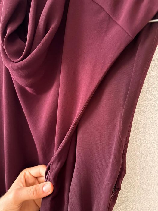Rochie Mango, mărime XS, culoare vișinie