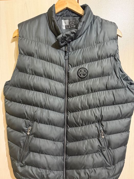 Тъмно сив Елек. Чисто нов! Размер L