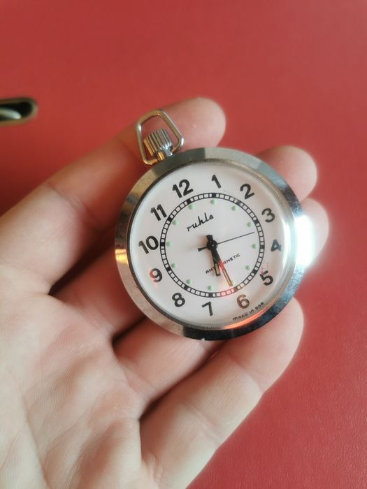 Ruhla Рухла джобен часовник