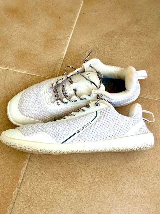 Боси обувки Barefoot Giesswein Бели Мрежисти 24.5 24.7