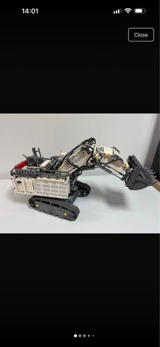 LEGO Technic Excavator Liebherr R 9800 (Set 42100) - Gata Construit!