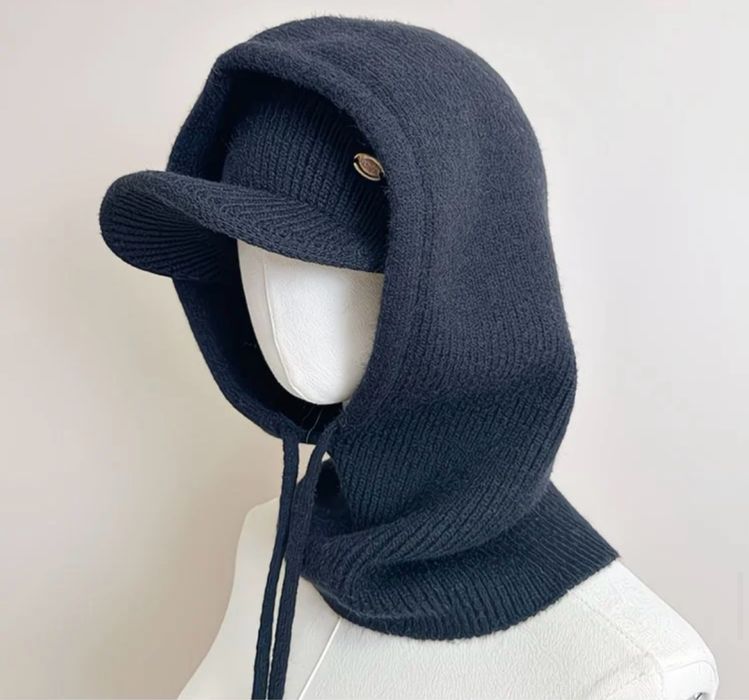 Капор, шапка 2в1 тренд