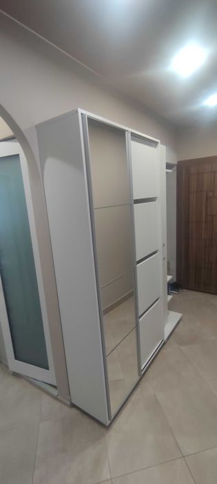 Портманто, бяло, ширина 161 см