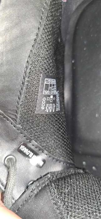 Pantofi bărbați Ecco piele negru EU 45 – NOI, nefolosiți!