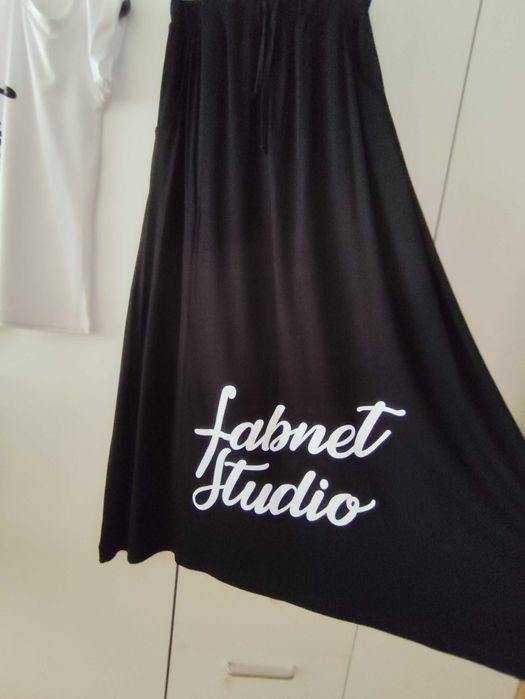 Промо Лято от 60 на 55 лв! НОВ FABNETSTUDIO Летен дамски комплект пола и блуза