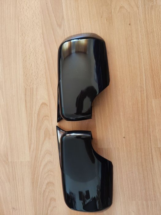 Capace Oglinzi BMW Seria 3 E46 Batman plastic ABS Negru Lucios