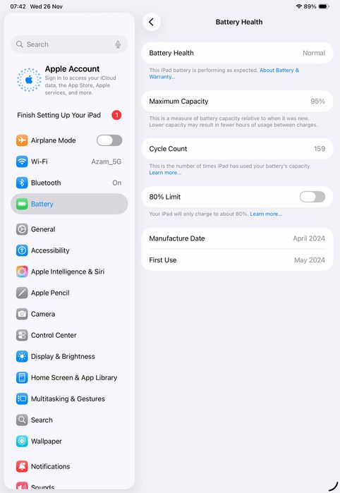 iPad Pro M4 11 inch silver