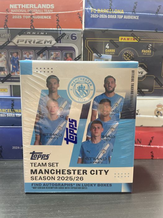 Manchester City team set 25/26 topps cutie sigilata