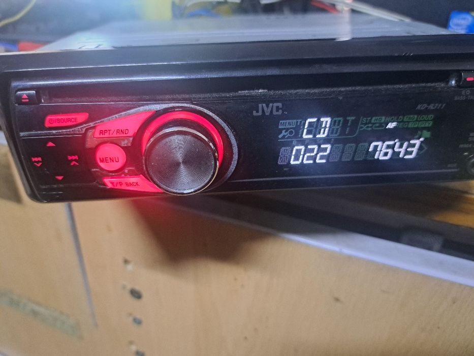 Оригинален JVC KD R312 MP3.Aux.Cd