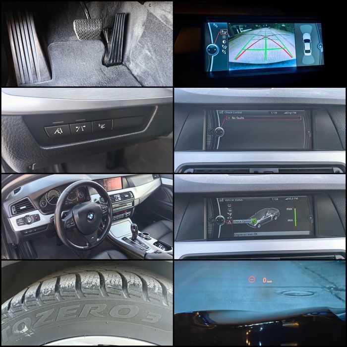 BMW 520d, Head-Up, Lane Assist, Piele, Camera, BiXenon Evacuari duble