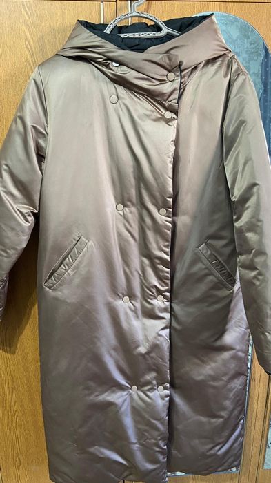 Куртка длинная двусторонняя