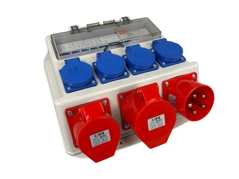 Преносима кутия за дистрибуция и защита 3х400v 4х230v ip44 gebo tools