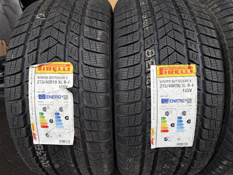 275/40 R19 + 245/45 R19 PIRELLI WINTER anvelope noi iarna BMW SERIA7