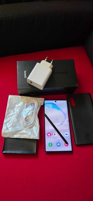 Samsung Galaxy Note 10 256GB Aura Black ПЪЛЕН КОМПЛЕКТ