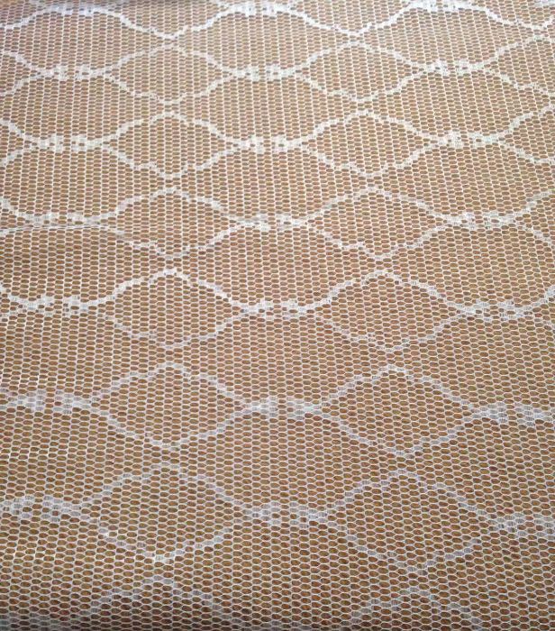 Бял плат за перде - нов