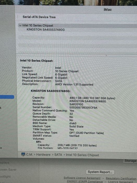 iMac 21.5 inc 2017