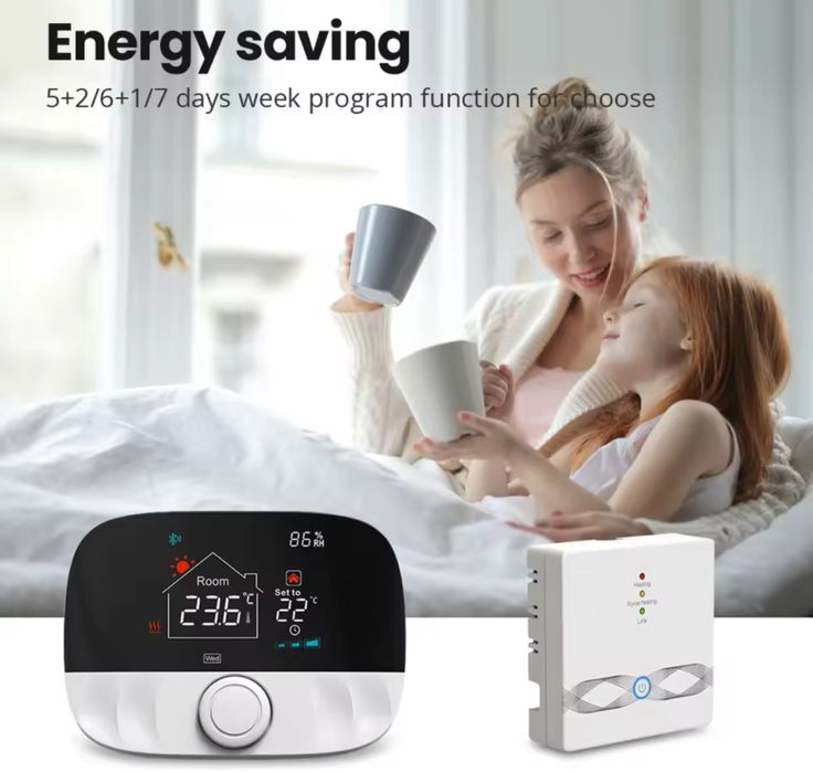 Termostat Tuya wireless centrala sau boiler / wifi termostat