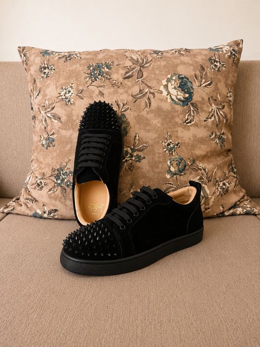 Christian Louboutin Low Spikes Black Edition