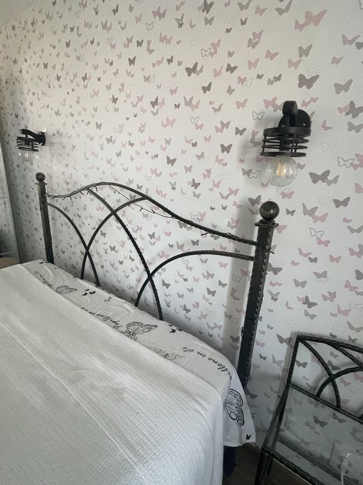 Vand pat fier forjat + 2 noptiere