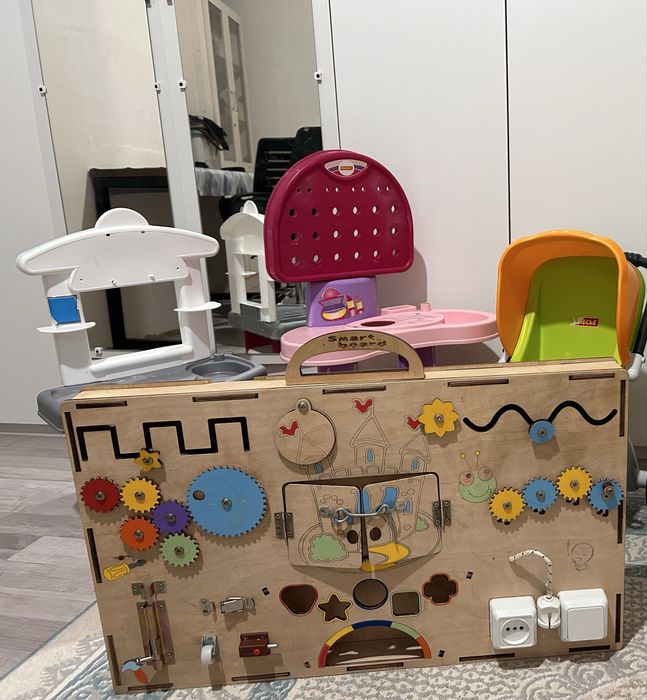 Развивающий чемодан из дерева