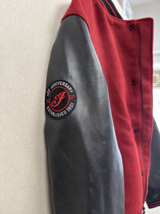 Яке BOMBER INDIAN 125th Varsity Jacket Red