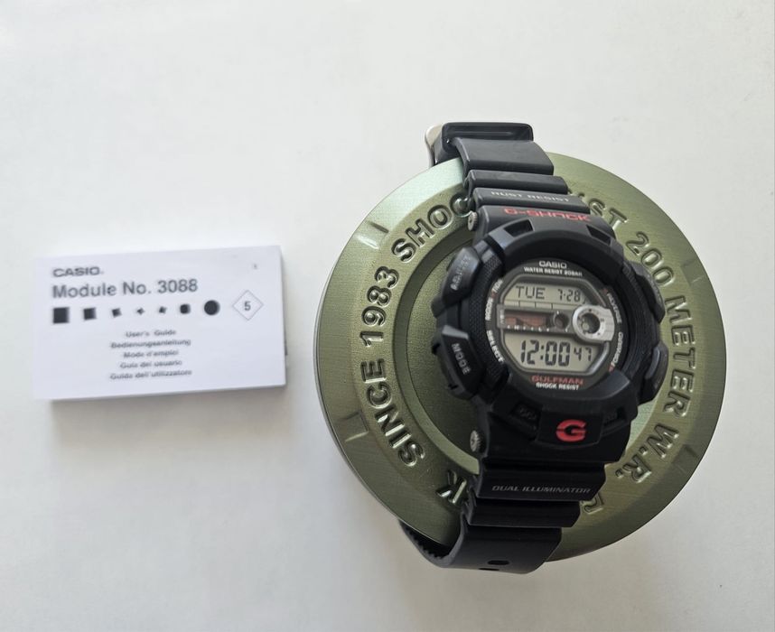 Casio G-Shock Gulfman G-9100 (Modul 3088) – Rust Resist – Cutie + Manual
