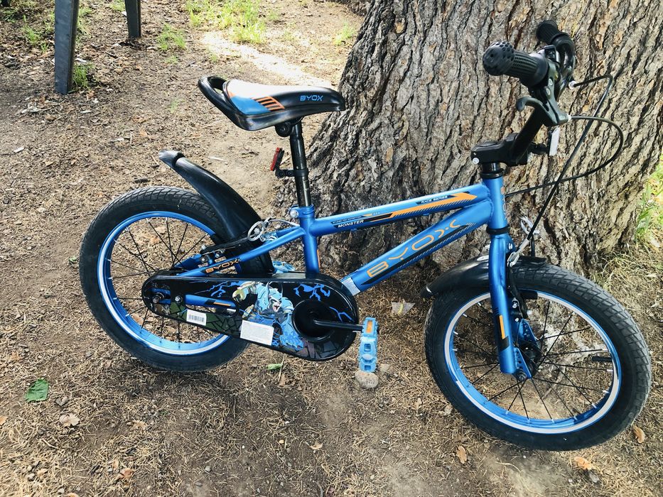 Puky велосипед. Детски велосипед Byox - Monster, син, 16