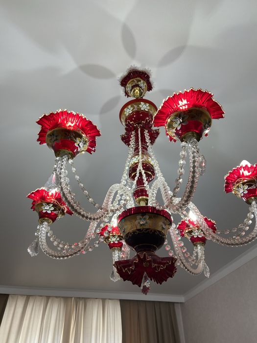 Люстра Прага хрустальная