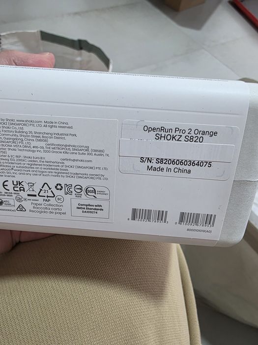 Casti audio waterproof Shokz OpenRun Pro 2-Portocaliu
