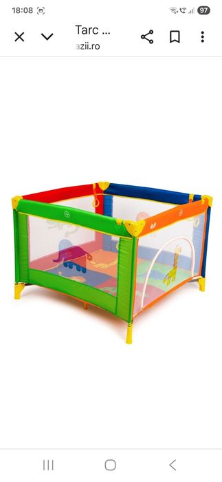 Tarc bebe colorat, cu animale