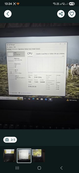 Periferic- laptop Lenovo L470, i5-7200, ram 8gb