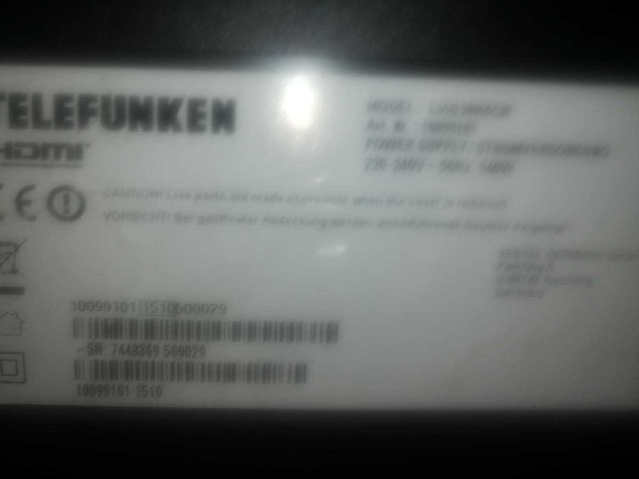 Продавам Плазма Тел.Телефункен.130см.с повреда!