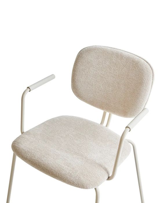 NOU Set de 2 scaune "CARILLE", bej